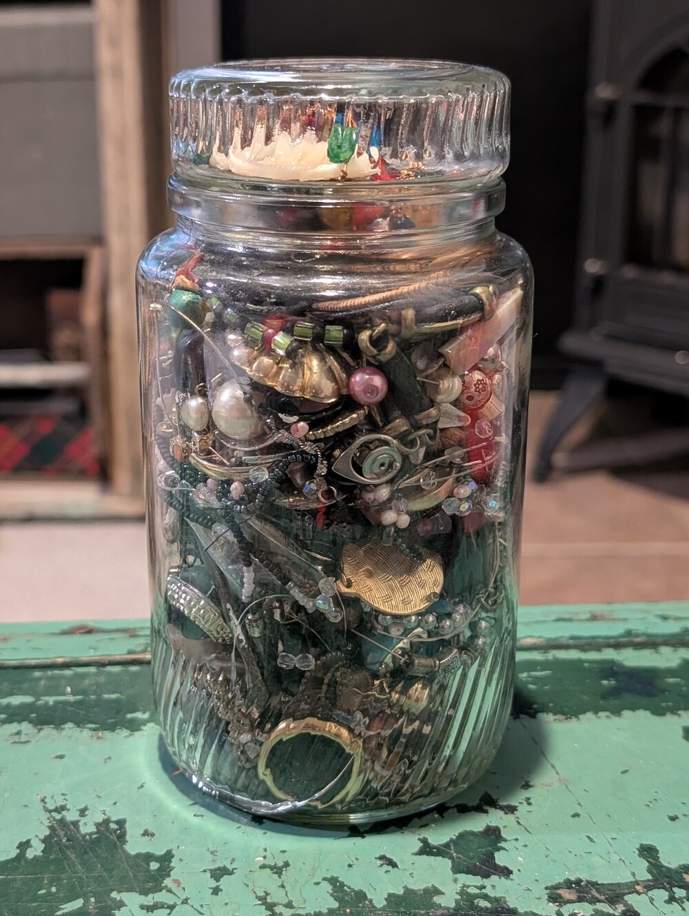 Mystery Craft, Wear, Repair Jewelry Jar - Crafting Jar - Suprise Jar